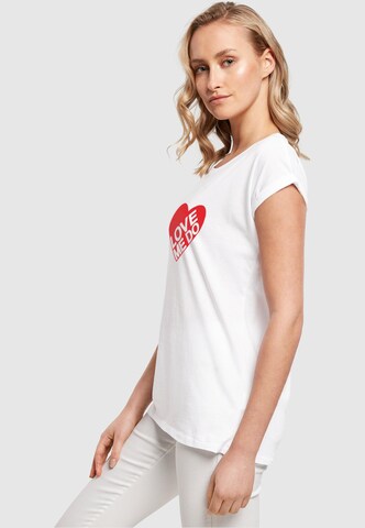 Merchcode T-Shirt 'Beatles - Love me do' in Weiß