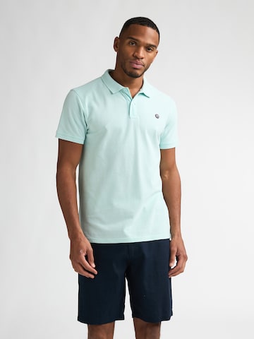 Petrol Industries Póló 'Dolphin' - zöld: elől