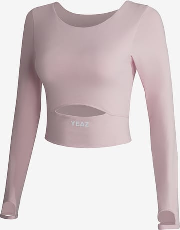YEAZ Toiminnallinen paita 'Relevation' värissä vaaleanpunainen: etupuoli