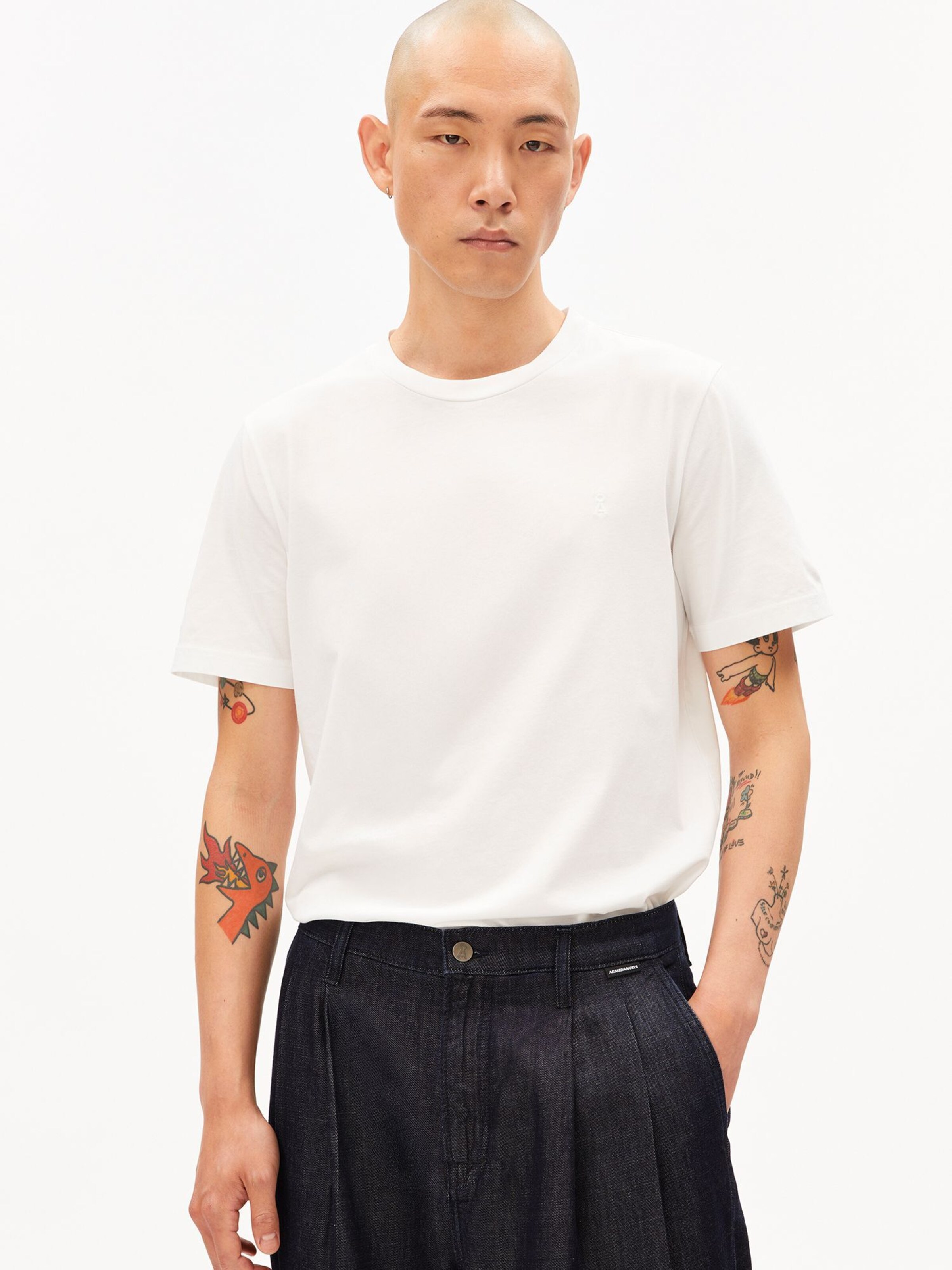 ARMEDANGELS T-Shirt in Weiß: Vorderseite