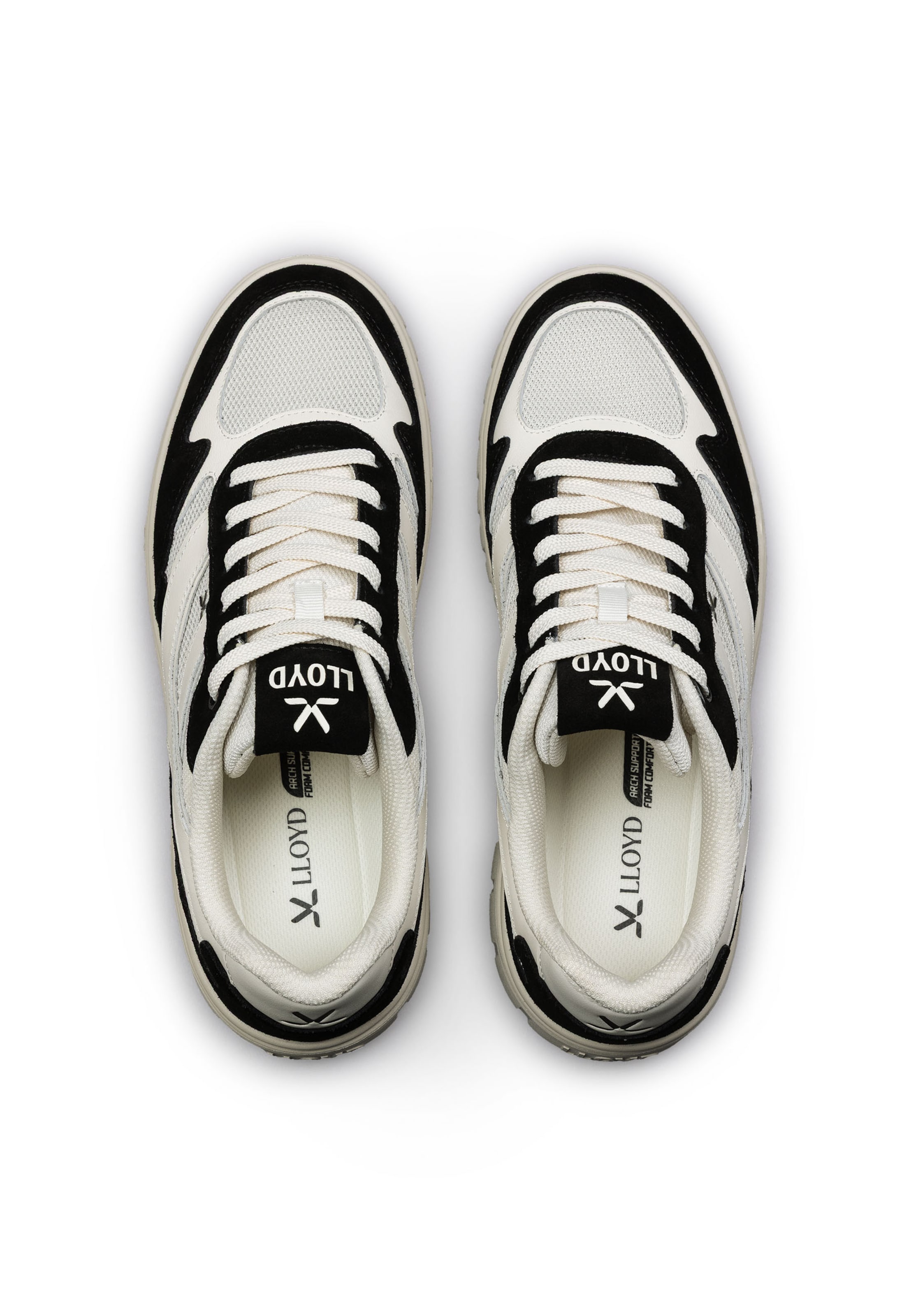 Baskets hautes LLOYD en blanc