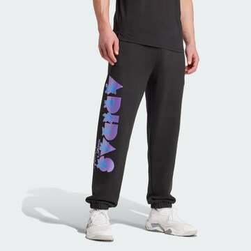 Effilé Pantalon de sport 'Adidas x Jeremy Scott' ADIDAS PERFORMANCE en noir : devant