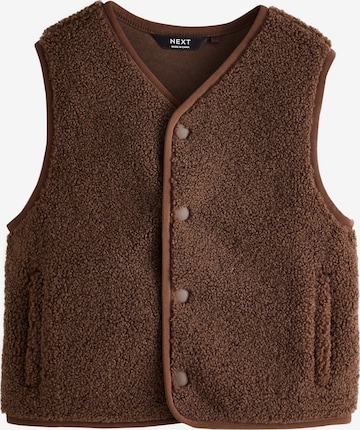Next Vest in Brown: front