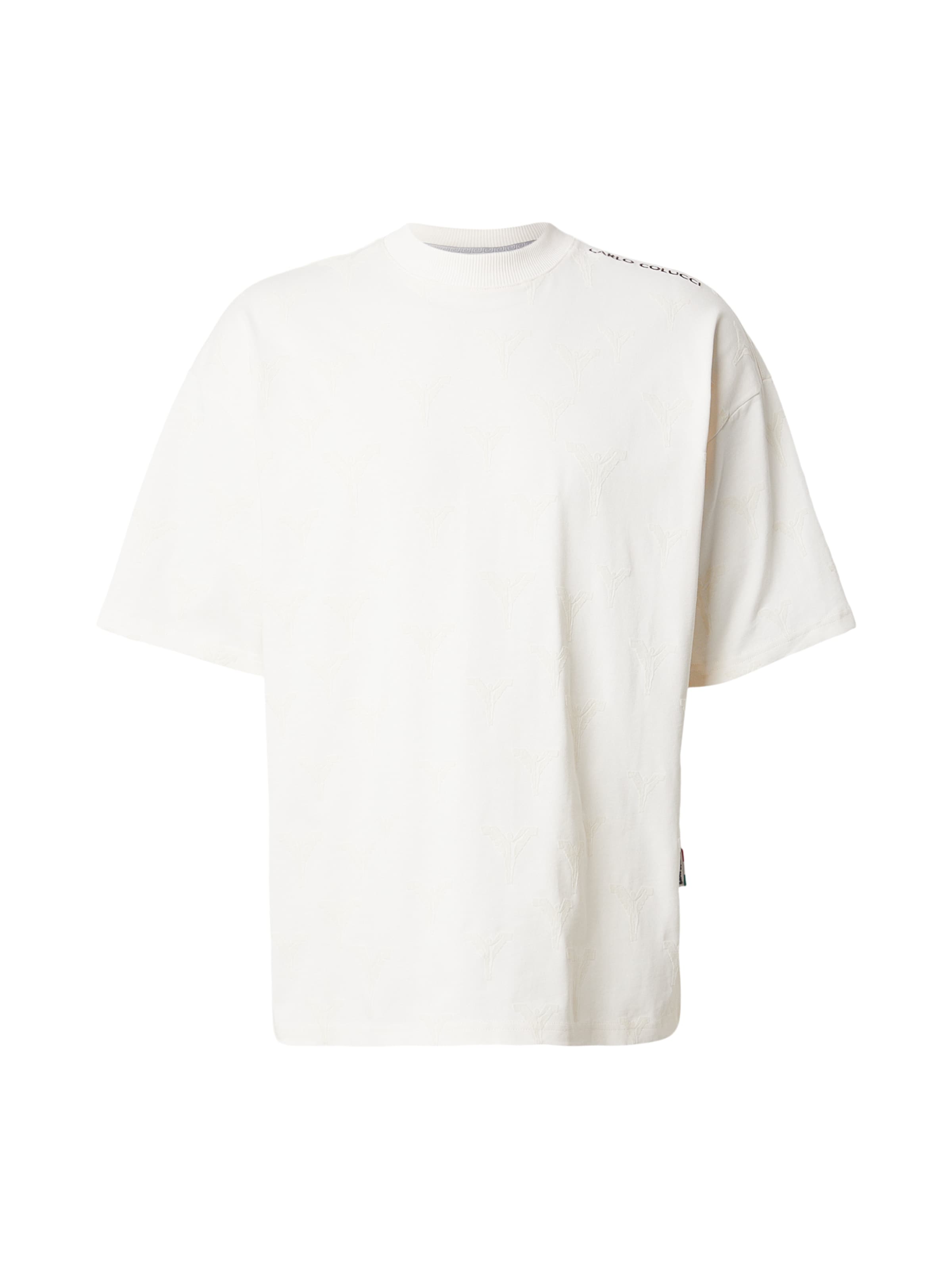 Tricou 'Fasan' de la Carlo Colucci pe alb: față