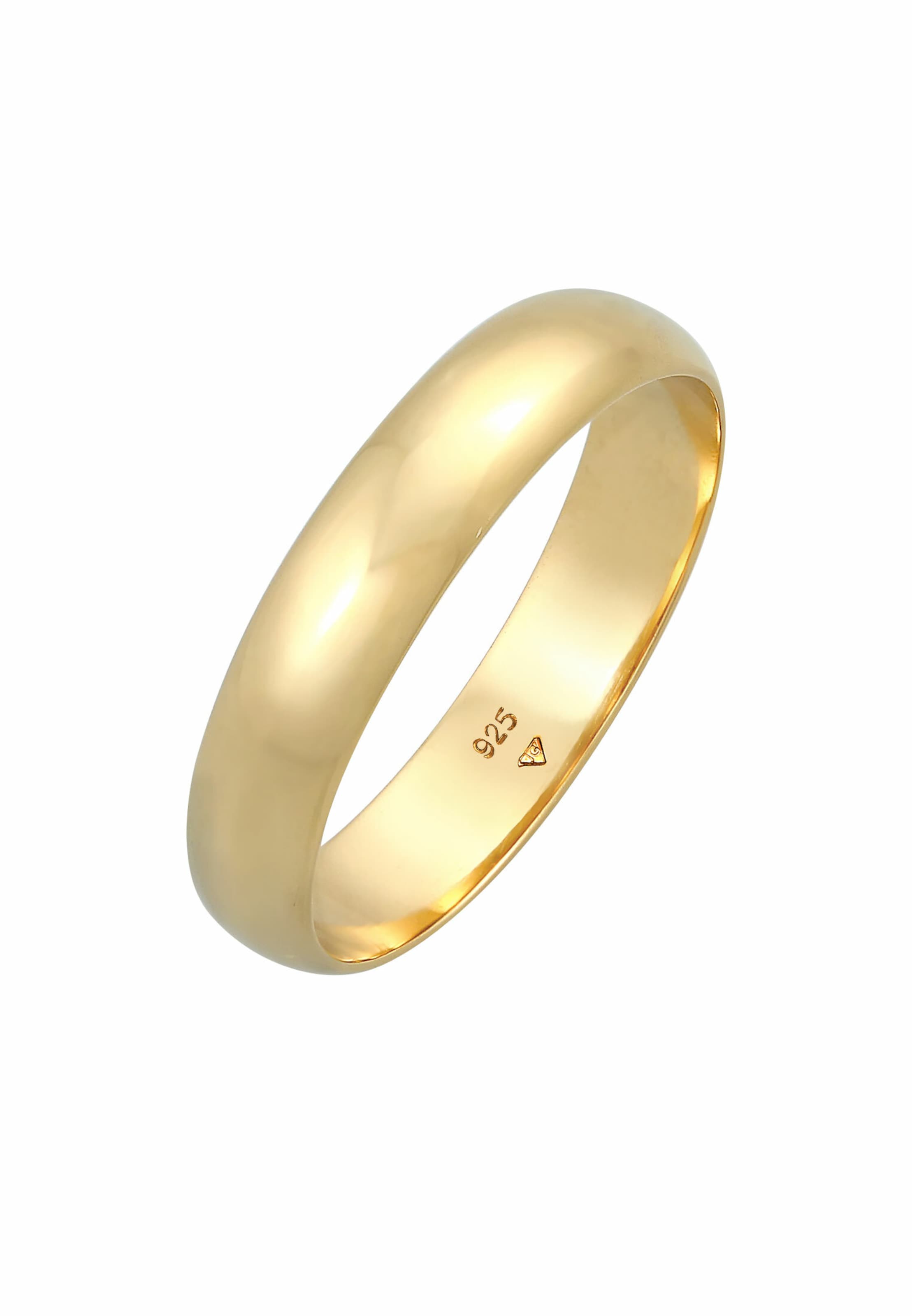 ELLI Ring 'Classic' in Goud: voorkant