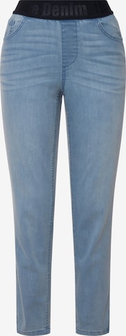 LAURASØN Slimfit Jeans in Blauw: voorkant