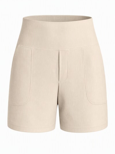 G4Free Hose 'Damen-Shorts, elegant und lässig, hochgeschnitten, sportlich, Lounge-Shorts mit Seitentaschen'‌‌‌‌‌‌‌‌ in 36 in khaki, Produktansicht