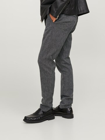 JACK & JONES Slim fit Chino Pants 'MARCO' in Grey