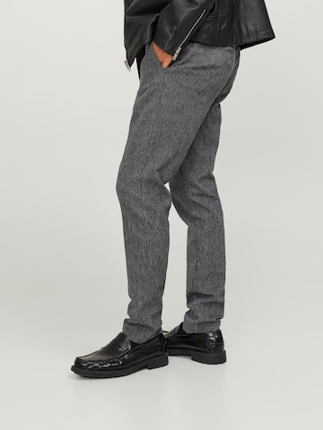 JACK & JONES Slimfit Hose 'MARCO' in Grau