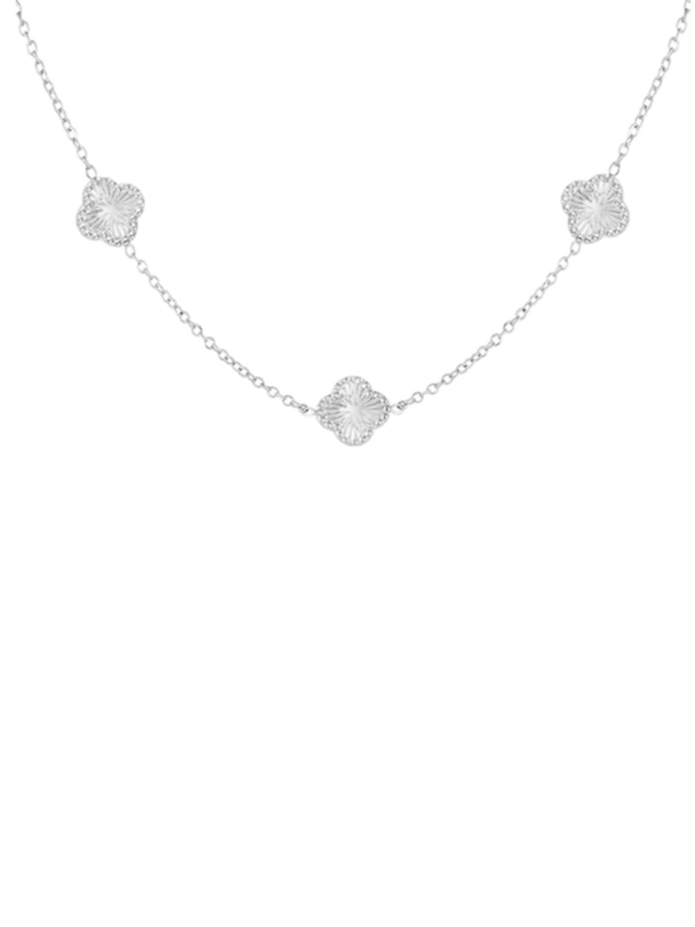 Cala Rose Necklace 'ALICE' in Silver
