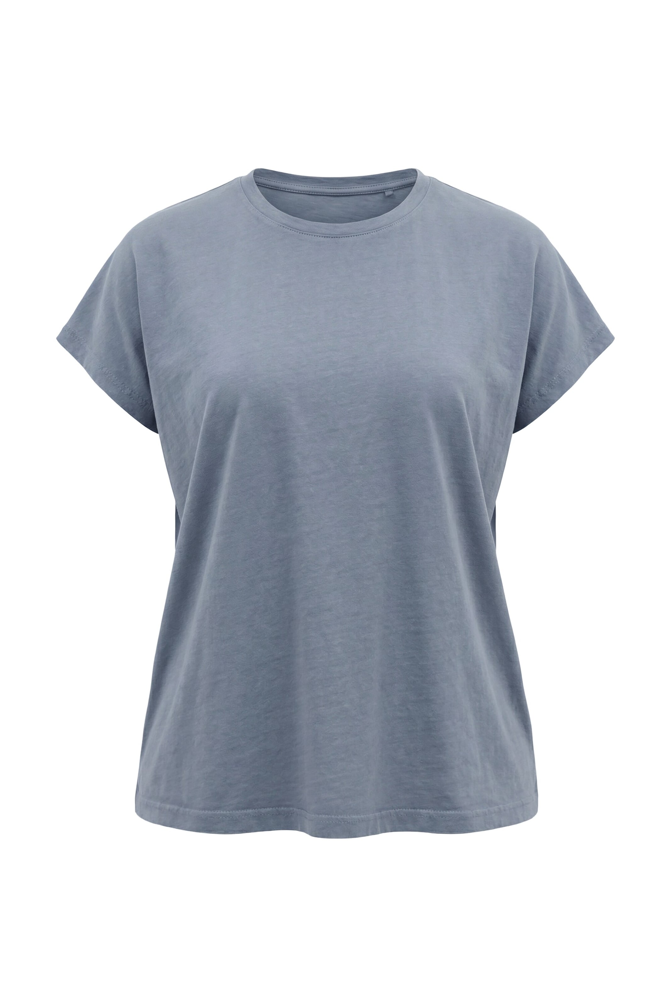 Ulla Popken Shirt in Blauw: voorkant