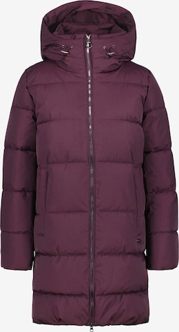 LUHTA - Sobretudo outdoor 'Gerby' em roxo: frente