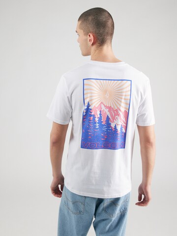 Maglietta 'GET OUT' di Volcom in bianco: frontale