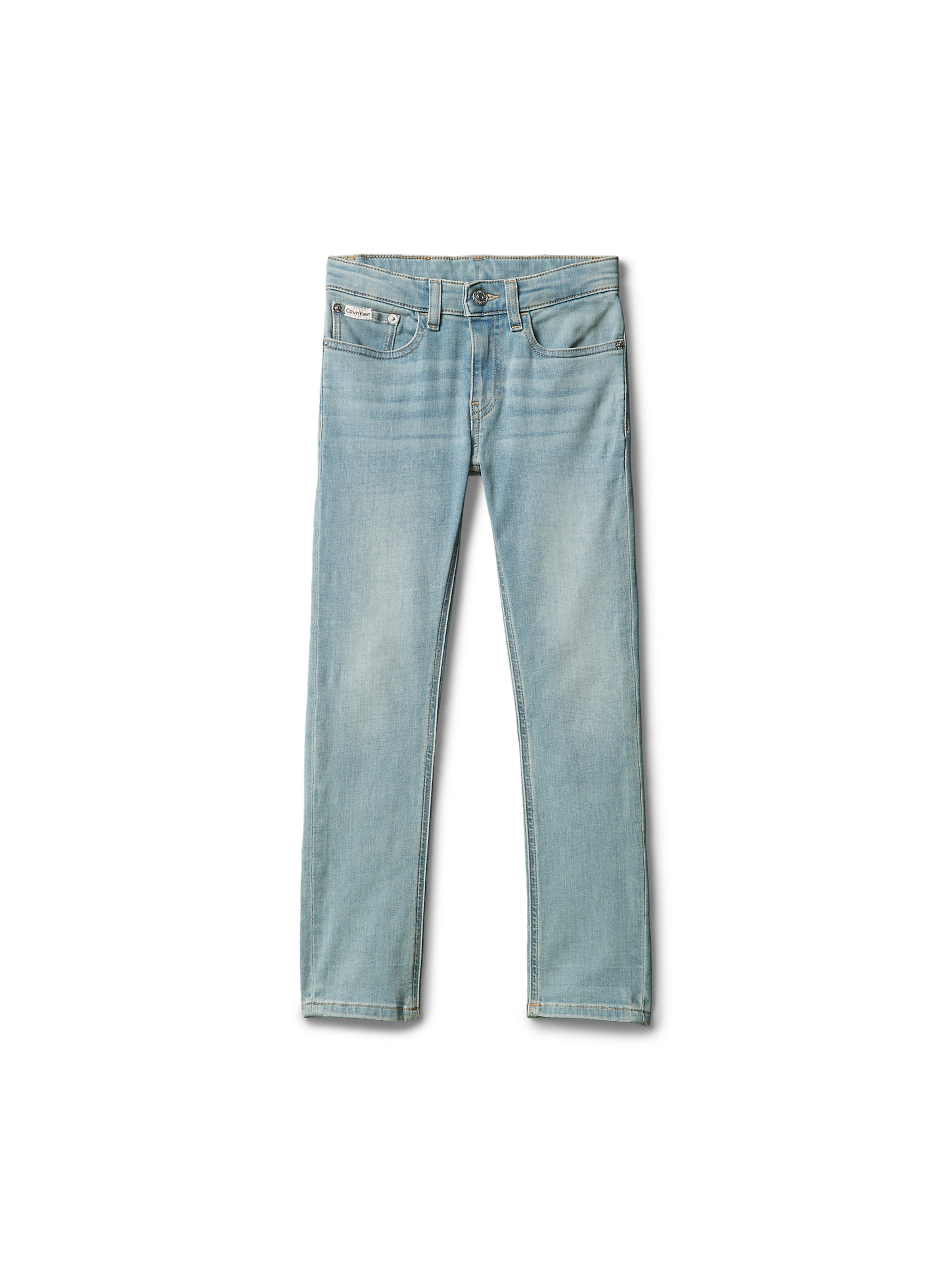 Calvin Klein Jeans Regular Jeans in Blauw: voorkant