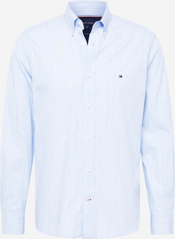 TOMMY HILFIGER Regular fit Overhemd in Blauw: voorkant