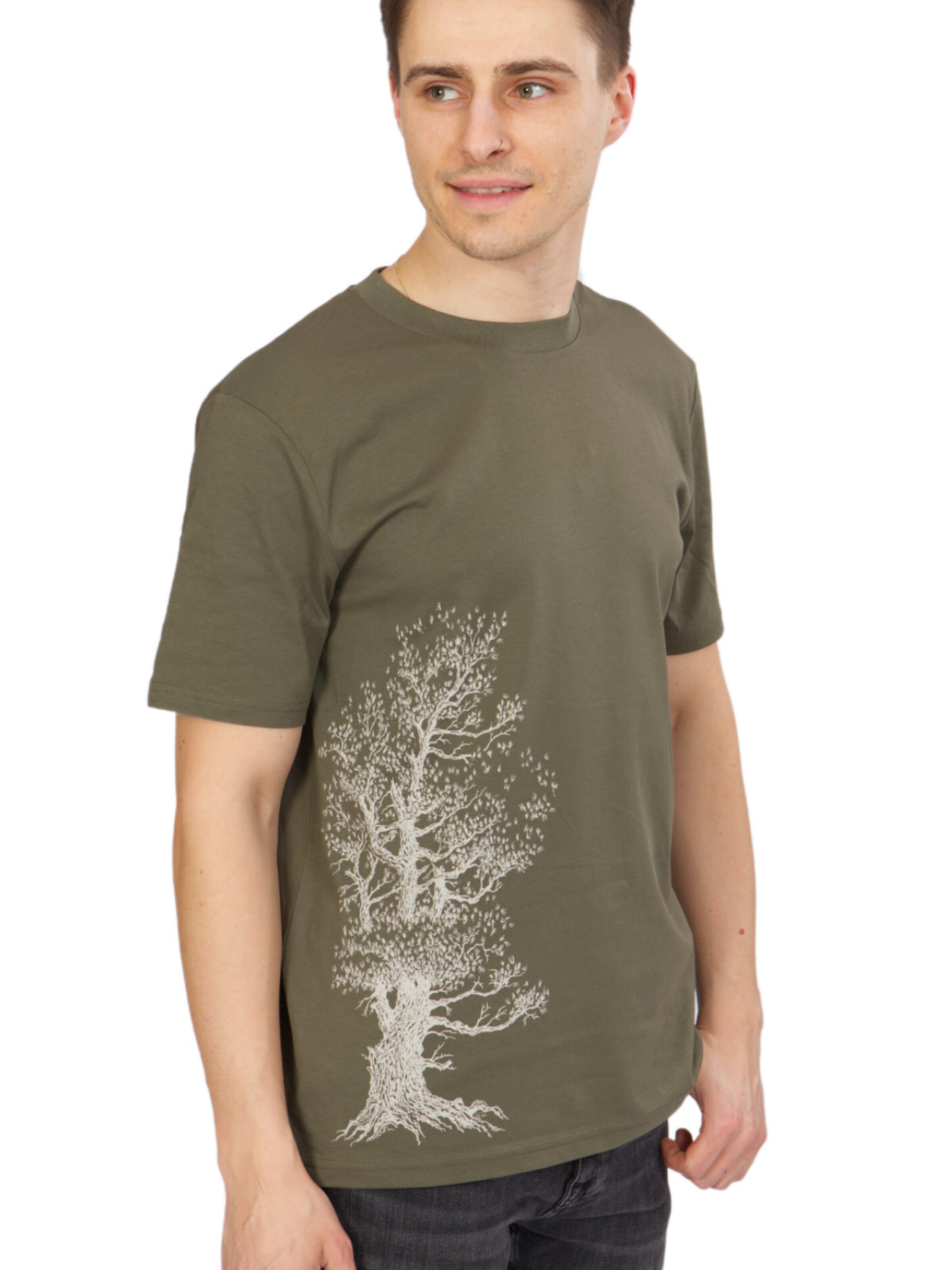 Maglietta 'Organic Fairwear Pine Tree' di Life-Tree in verde