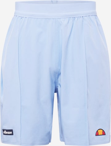 ELLESSE Regular Workout Pants 'Osmond' in Blue: front