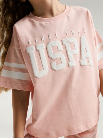 Set de la U.S. POLO ASSN. pe portocaliu