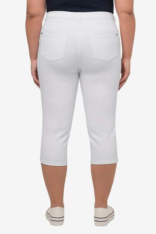 Coupe slim Jean Ulla Popken en blanc