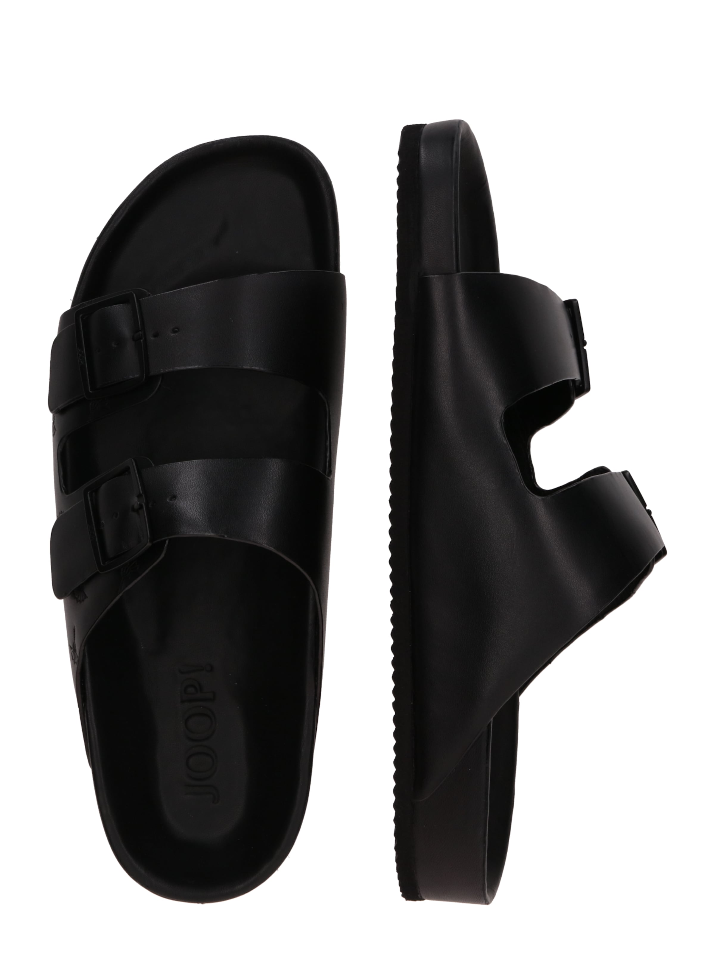 melns JOOP! Ādas čības 'Pero Stampa Achill'