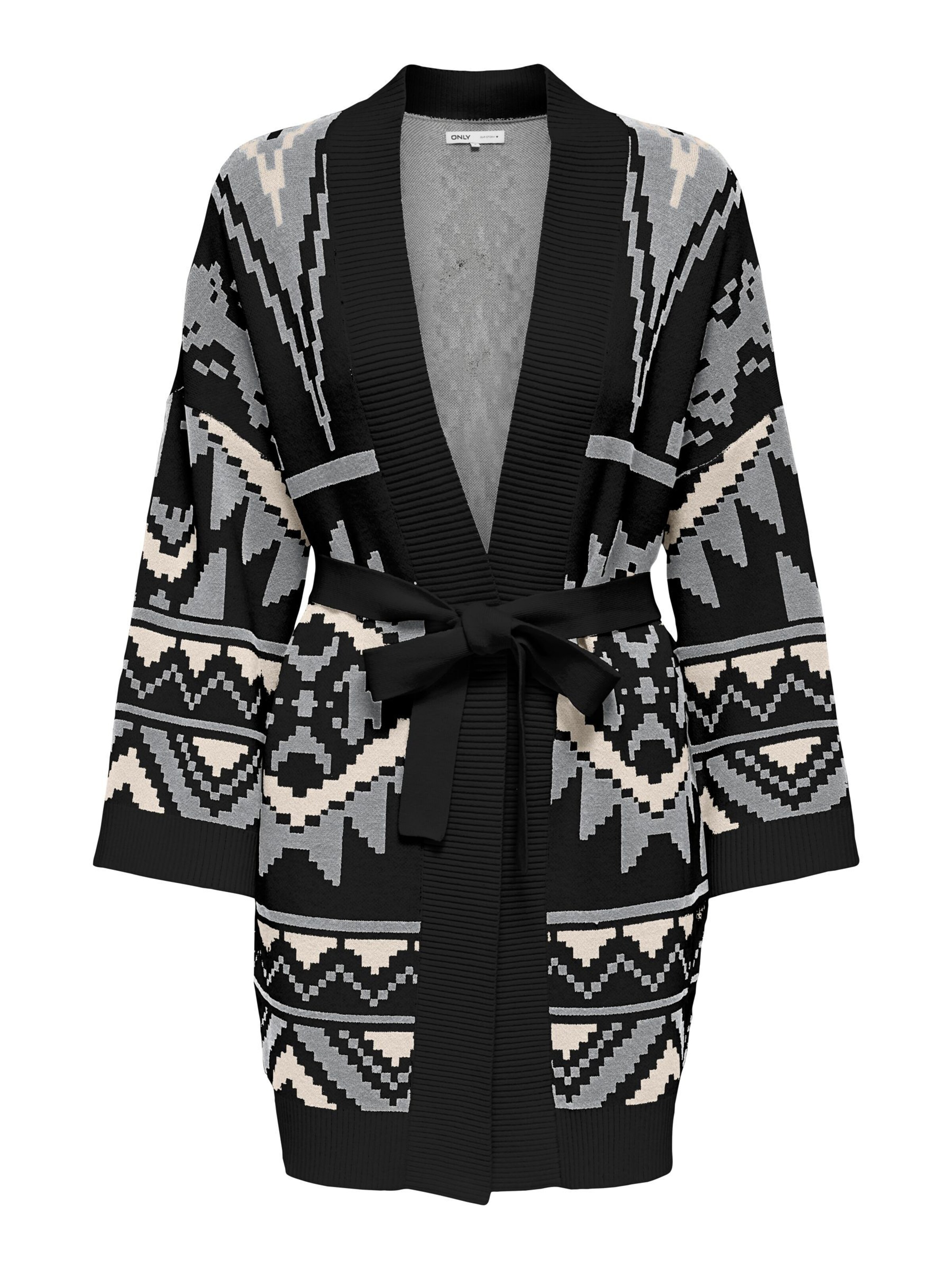 Only Tall Strickjacke 'ONLFRIDA' in Schwarz: Vorderseite