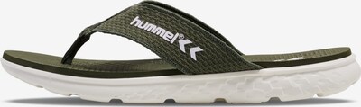 Hummel Strand-/badschoen in de kleur Donkergroen / Wit, Productweergave