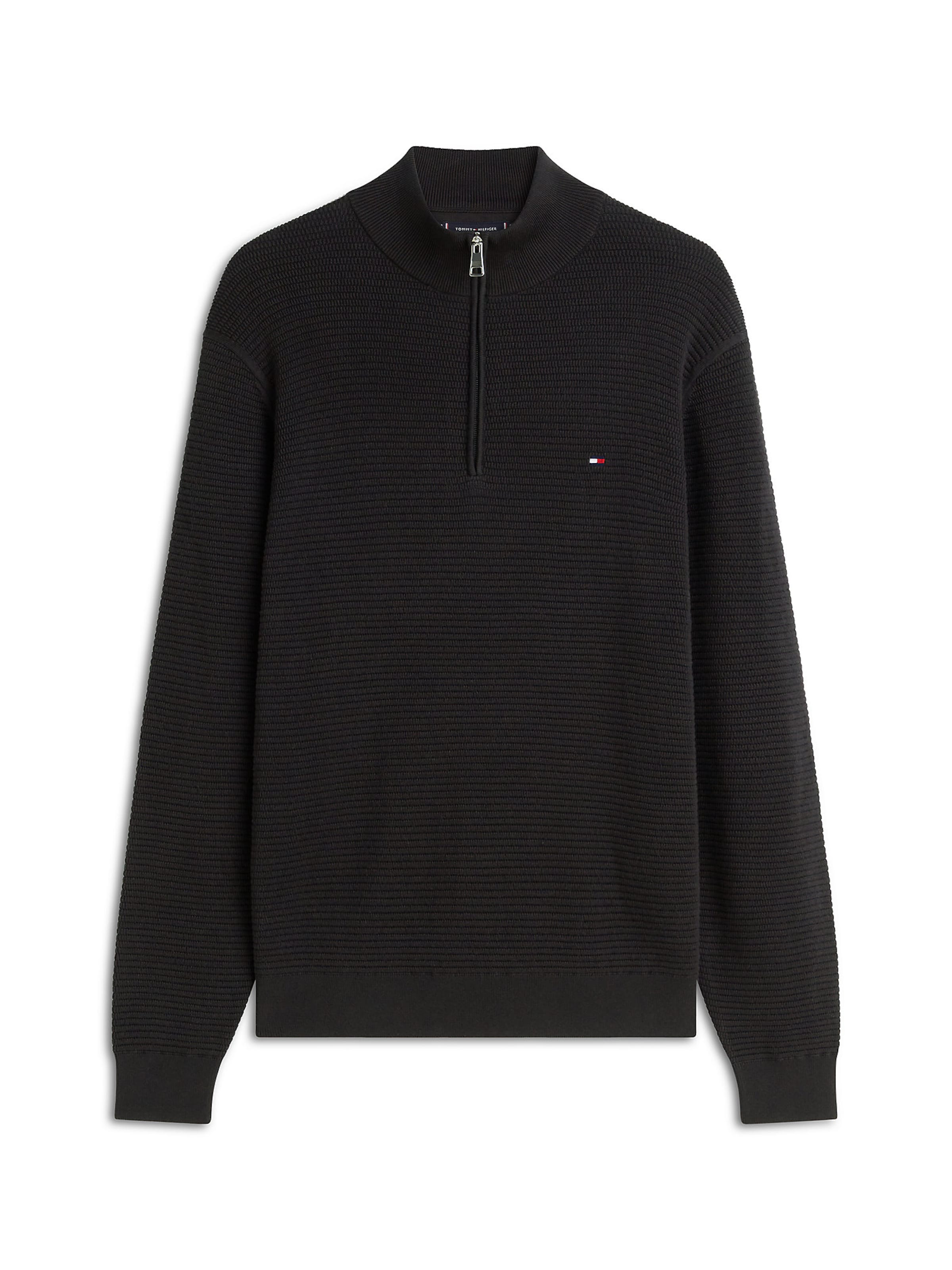 TOMMY HILFIGER Sweater in Black: front
