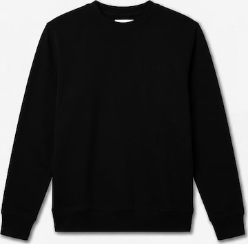 Sweat-shirt Calvin Klein en noir : devant