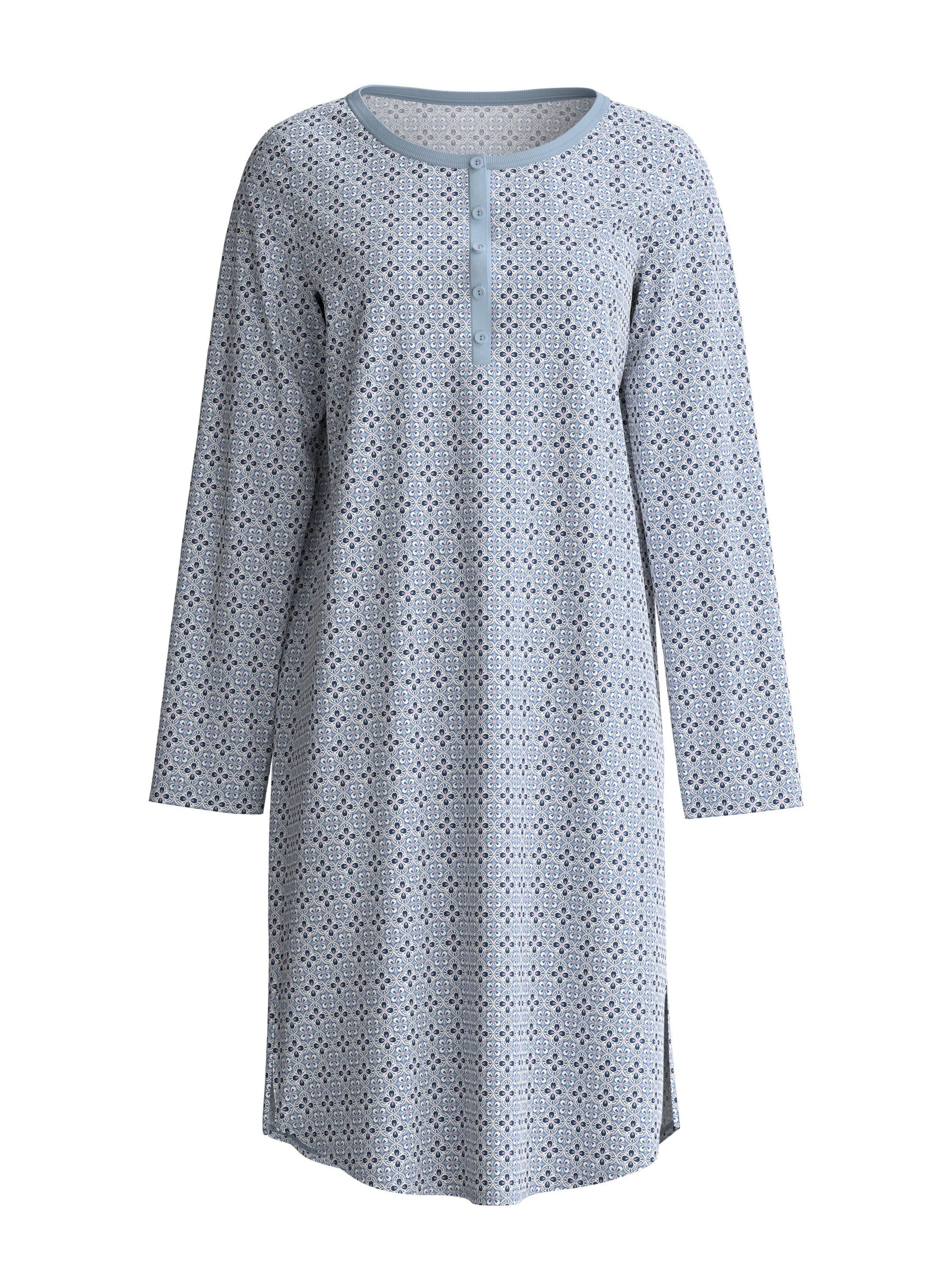 Camicia da notte 'Cotton Special' di CALIDA in grigio: frontale