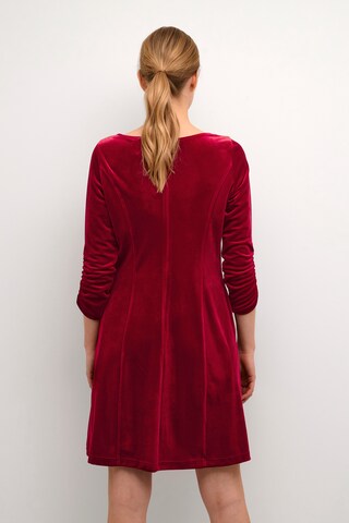 Cream Dress 'Pativa' in Red