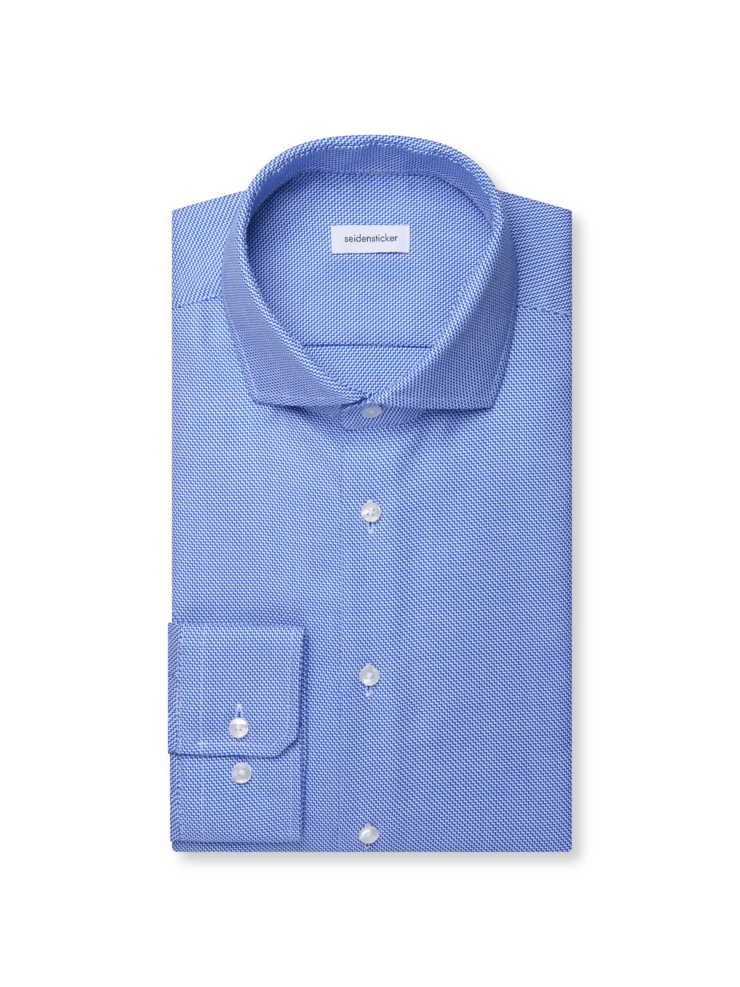 Coupe regular Chemise SEIDENSTICKER en bleu
