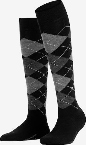 BURLINGTON Overknee Strümpfe 'Marylebone' in Schwarz: Vorderseite