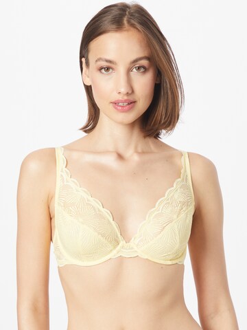 ESPRIT Triangle Bra in Yellow: front