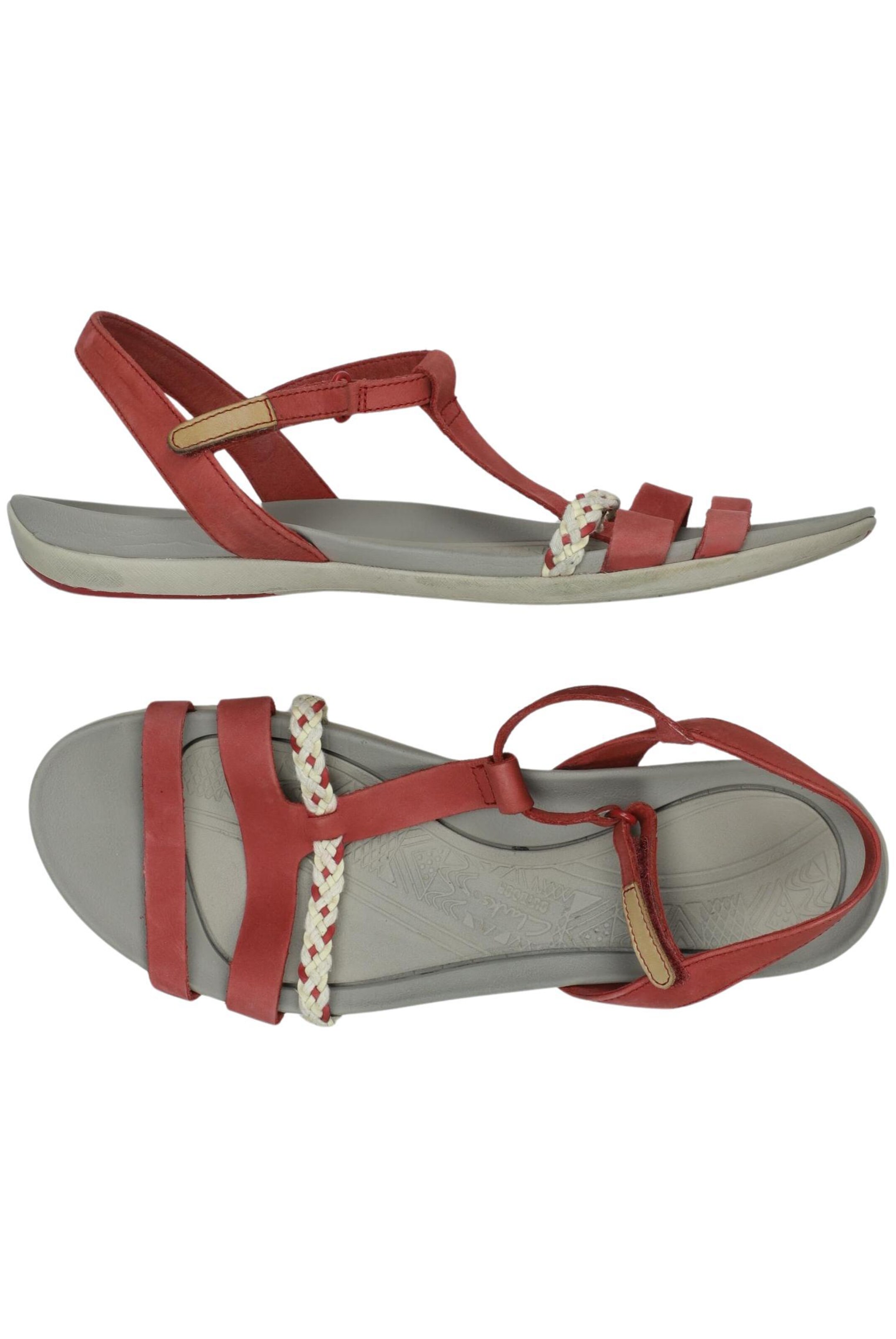 CLARKS Sandals & High-Heeled Sandals in 41,5 in Red: front
