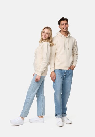 smiler. Kapuzenpullover buddy. in Beige: Vorderseite