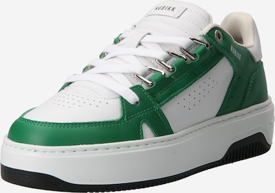 Nubikk Låg sneaker 'Buxton' i smaragd / vit, Produktvy