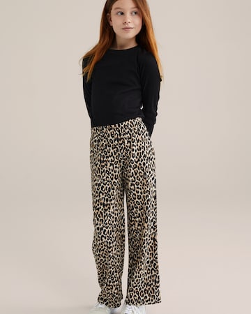 Regular Pantalon WE Fashion en beige