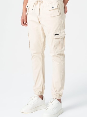 Coupe slim Pantalon cargo M.O.D MIRACLE OF DENIM en beige
