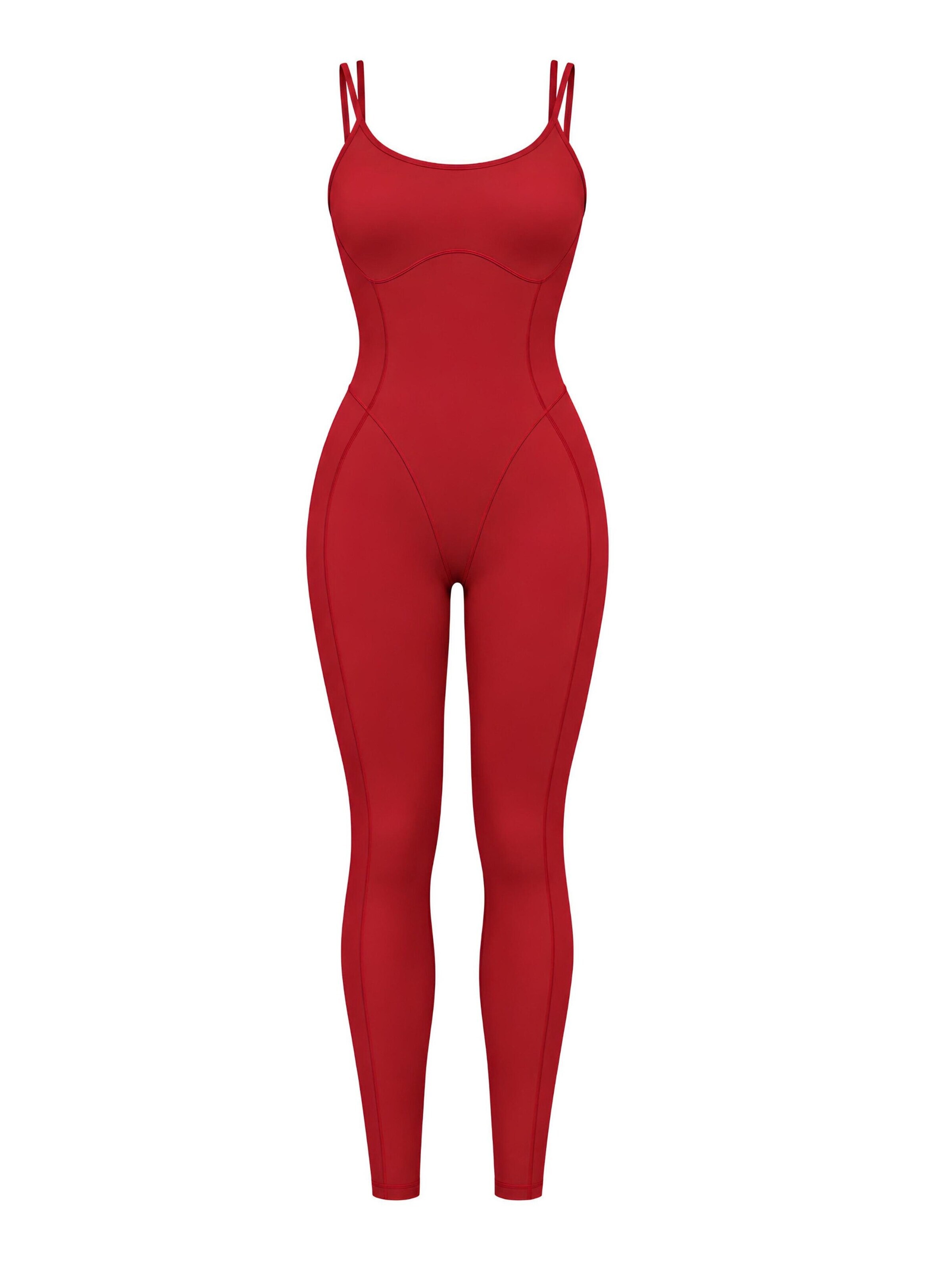 FemmeTone Jumpsuit 'Silvana'‌‌‌‌‌‌‌‌‌‌ in Rot: Vorderseite