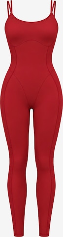 FemmeTone Jumpsuit 'Silvana' in Rot: Vorderseite
