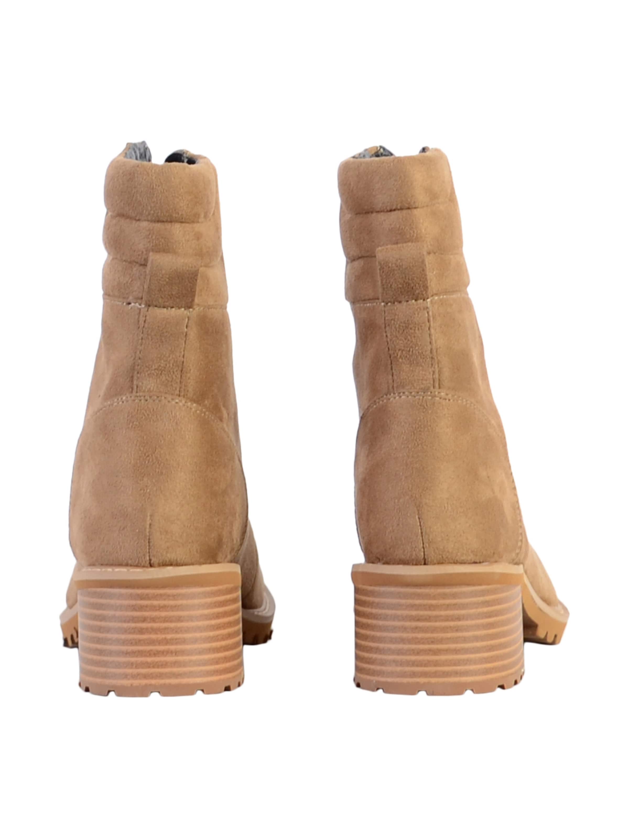 The Divine Factory Ankle boots 'Boot mit Reißverschluss' in Beige