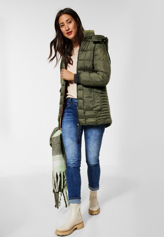 STREET ONE Between-Seasons Coat in Green