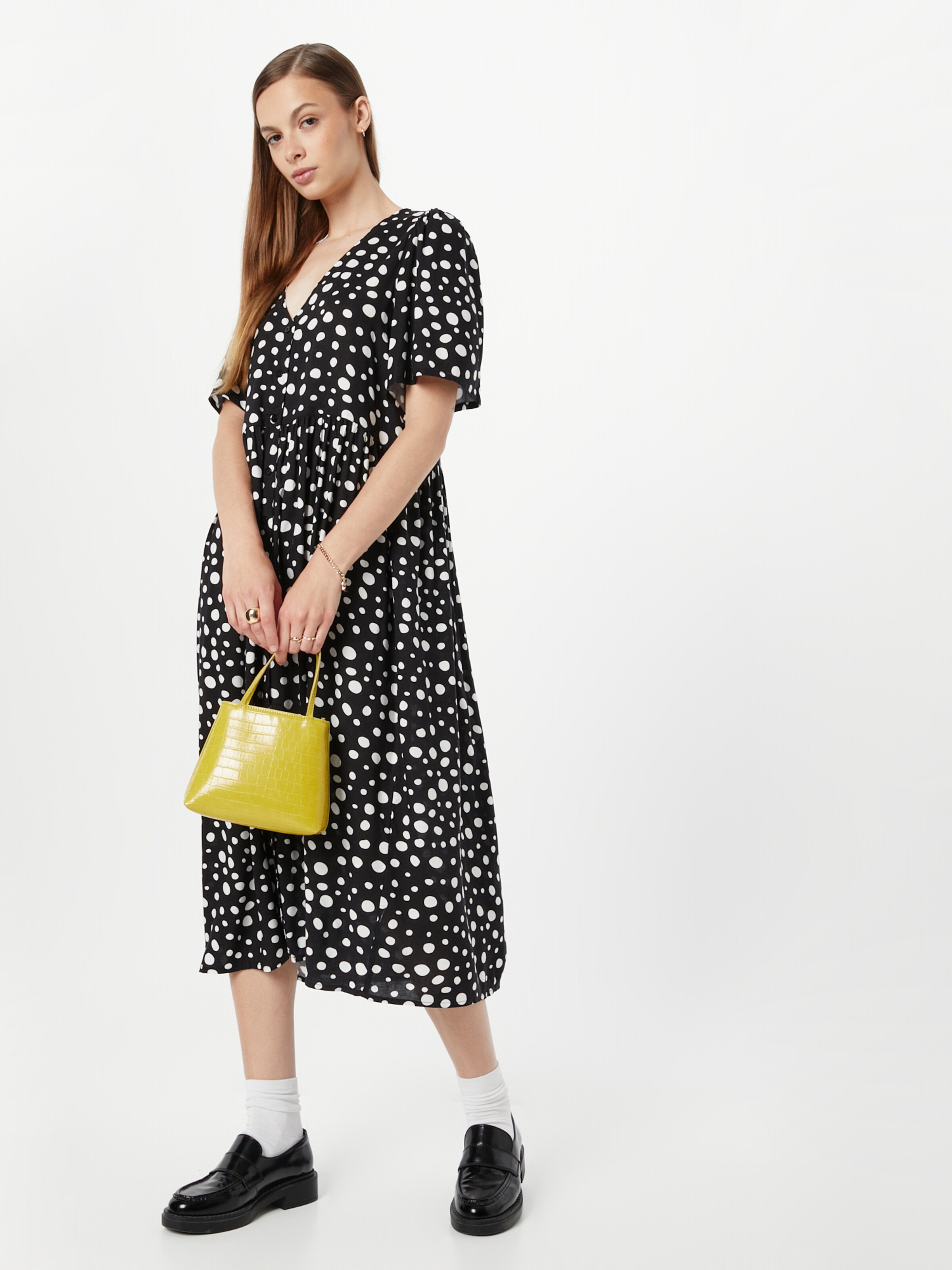 Monki polka dot dress top