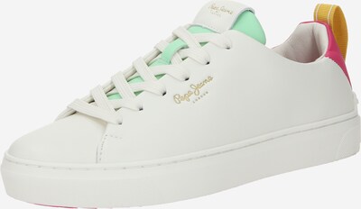 Pepe Jeans Låg sneaker 'CAMDEN STREET' i saffran / mint / rosa / vit, Produktvy