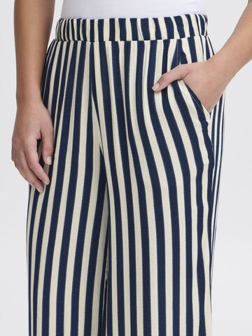 ICHI Loose fit Trousers 'Marrakech' in Blue