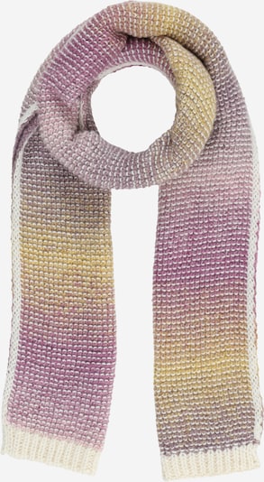 Barts Scarf in yellow gold / Pastel purple / Light purple / Wool white, Item view