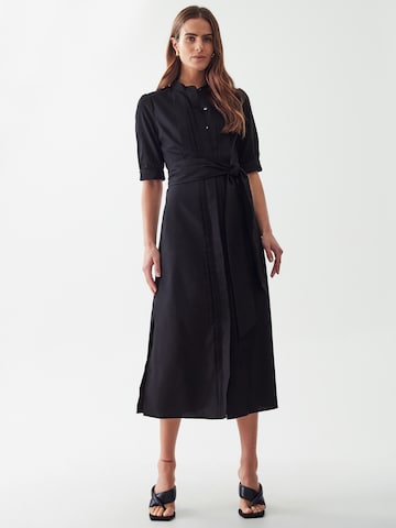 Robe-chemise 'LOUNGE' Willa en noir : devant