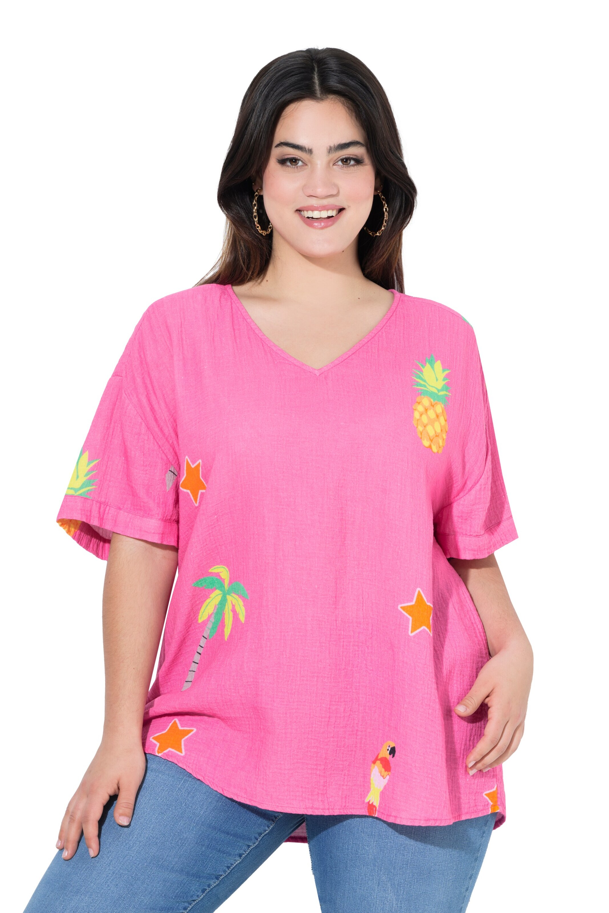 Angel of Style Blouse in Pink: front