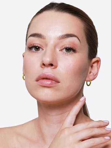 Boucles d'oreilles Heideman en or : devant