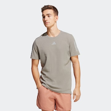 T-Shirt fonctionnel 'Own The Run' ADIDAS PERFORMANCE en gris : devant